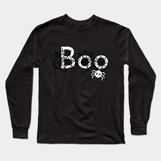 Boo spider unisex t-shirt Long Sleeve T-Shirt by SunArt-shop